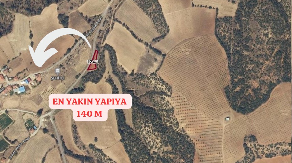 UŞAK EŞME ŞEHİTLİ KÖYÜNDE 550 M² ARSA SATILIKTIR - UŞAK EŞME fotoğraf 13